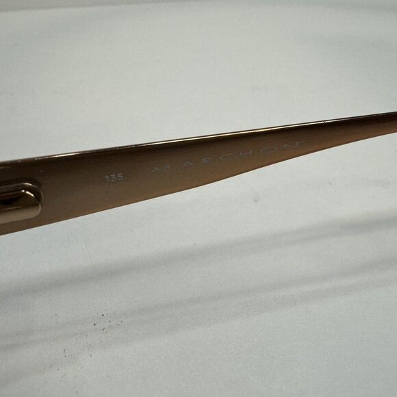 MARCHON TRES JOLIE 133 TOFFEE GOLD HAVANA AUTHENTIC FRAMES EYEGLASSES 53-18-135 - Picture 5 of 12